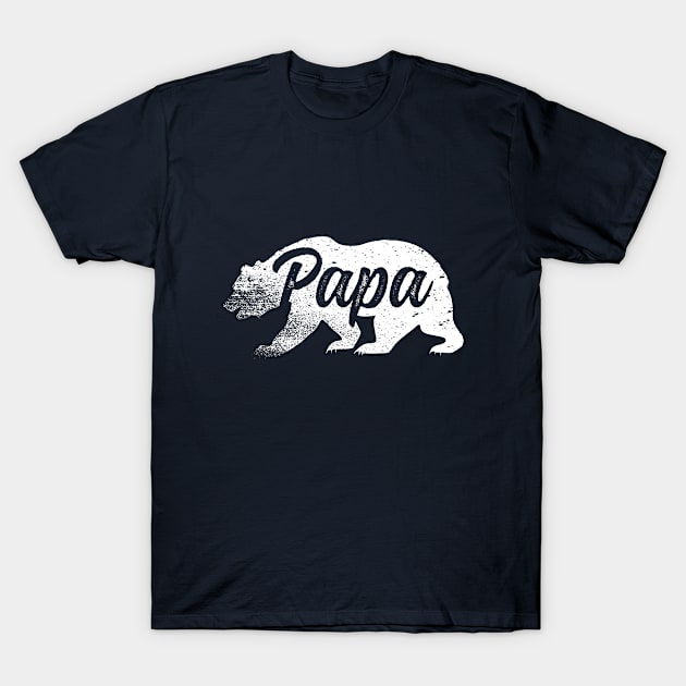 Papa Bear Father's Day T-Shirt T-Shirt by Adamita